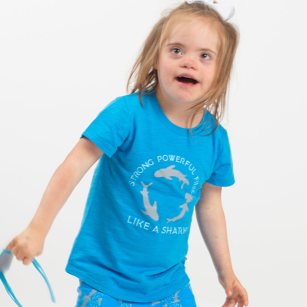 “Strong, Powerful Fierce” Sharks Youth T-Shirt