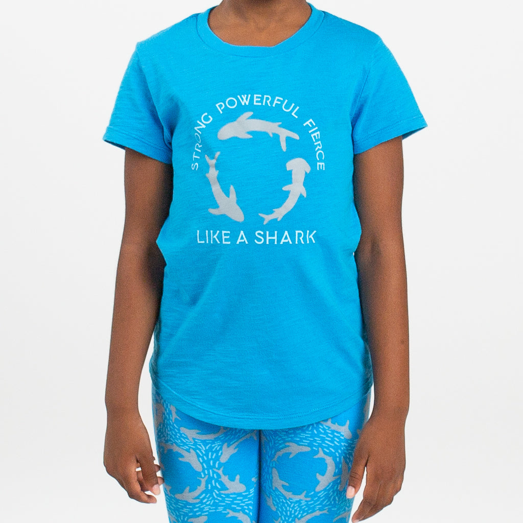 “Strong, Powerful Fierce” Sharks Youth T-Shirt