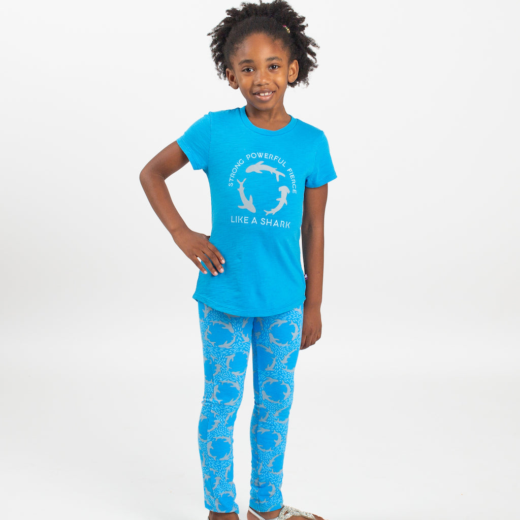 “Strong, Powerful Fierce” Sharks Youth T-Shirt