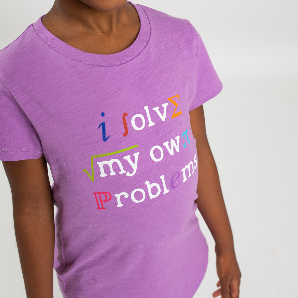 “I Solve My Own Problems” Math Youth T-Shirt