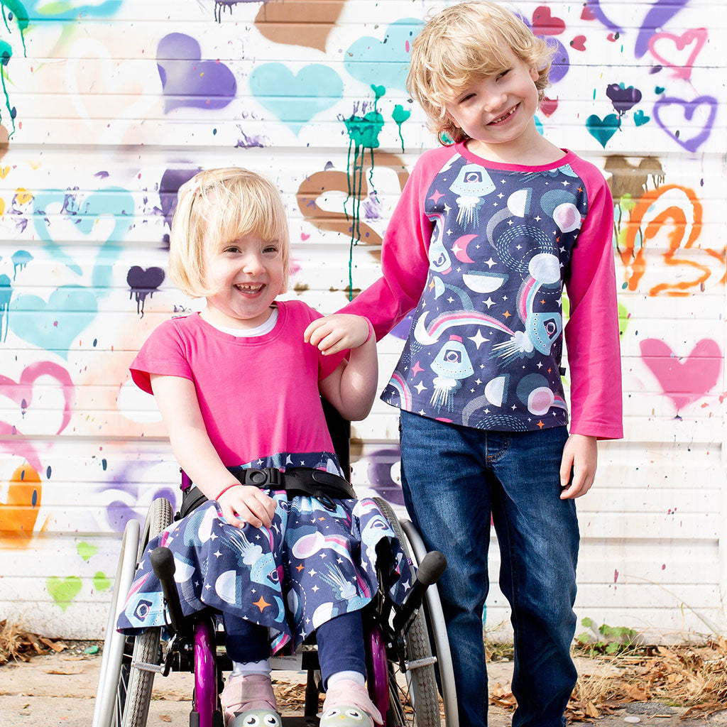 "Star Search" Astronauts Long Sleeve Raglan Shirt