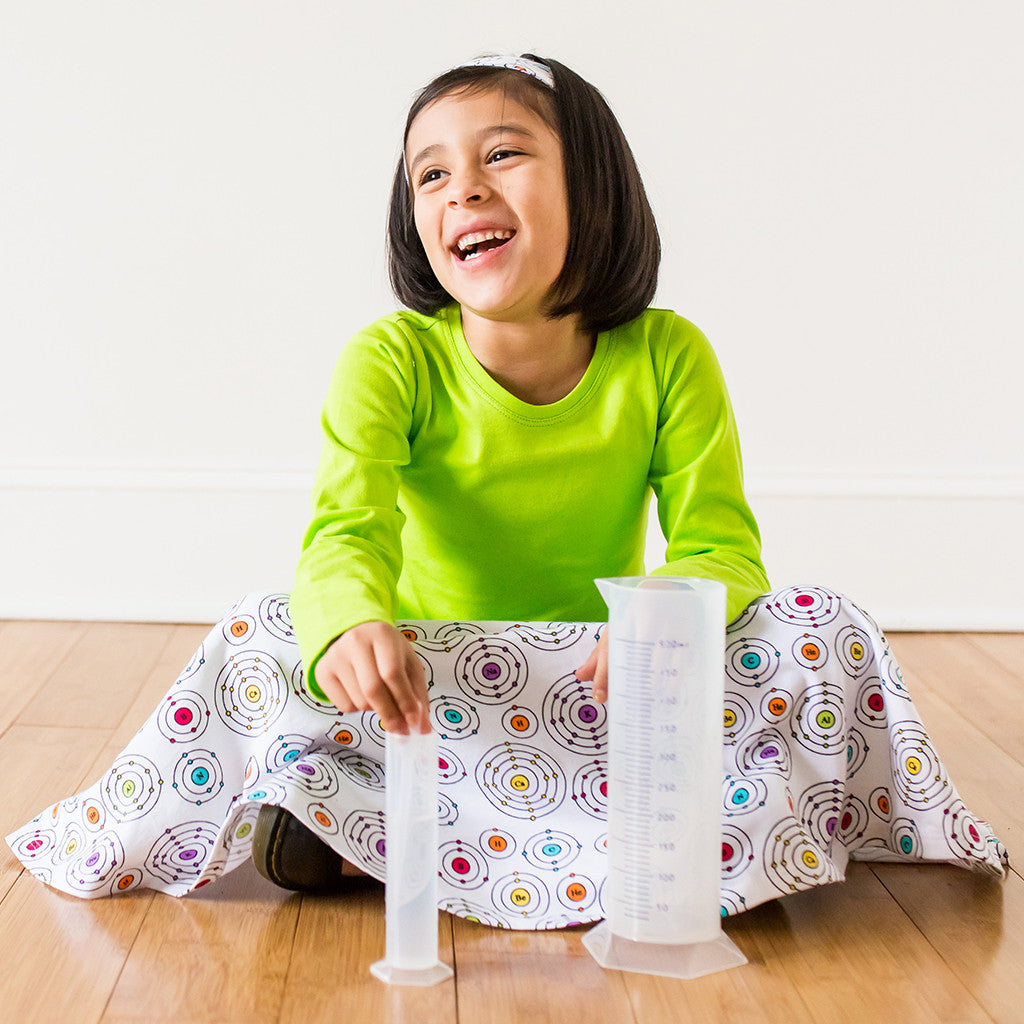 "Shell Game" Atomic Shells Twirly Play Dress with Long Sleeves - Princess Awesome - 1