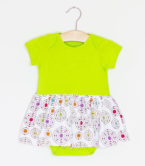 Shell Game Atomic Shells Snapsuit Dress - Princess Awesome - 2