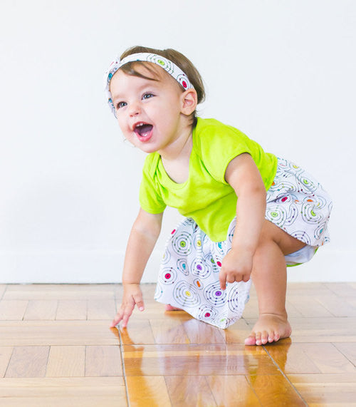Shell Game Atomic Shells Snapsuit Dress - Princess Awesome - 4