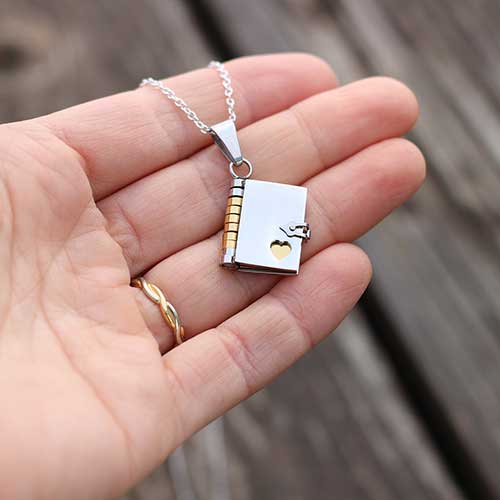Book Necklace