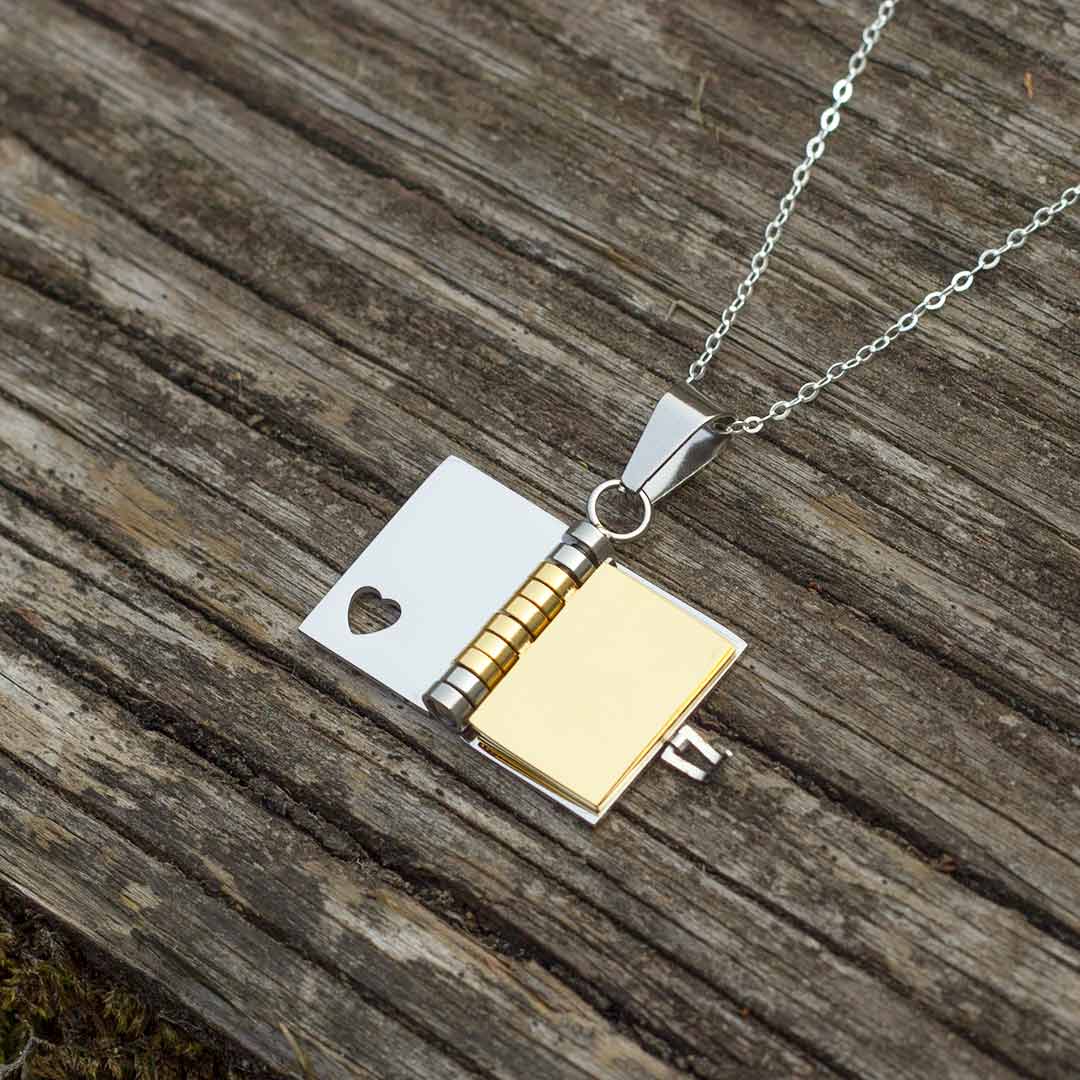 Book with Pages Necklace
