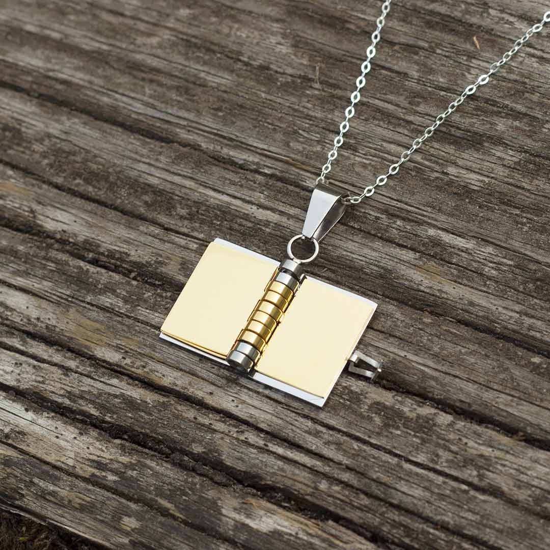 Book with Pages Necklace