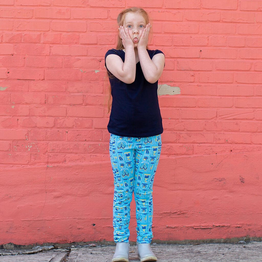"Jar Jar Bugs" Insects Leggings With Pockets