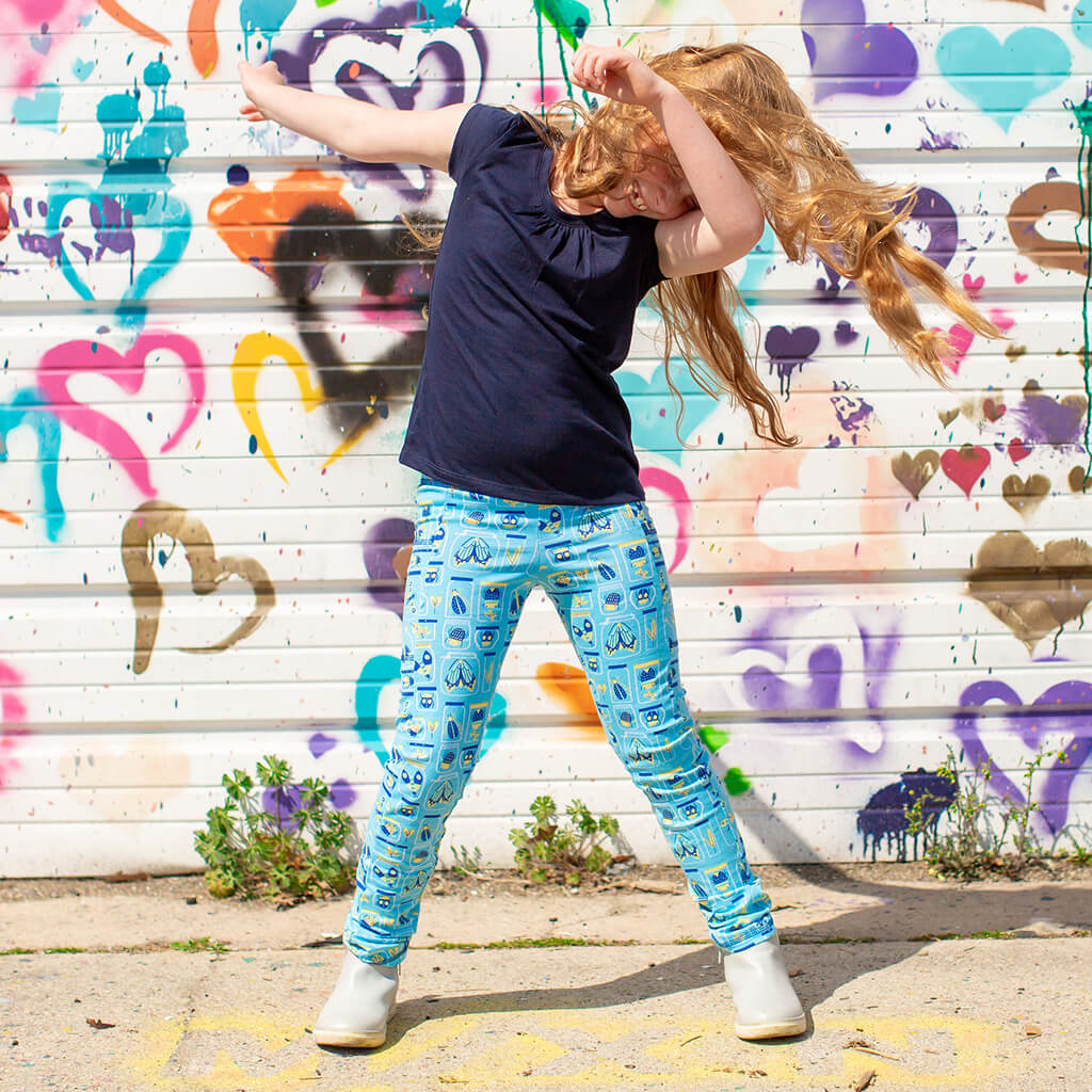 &quot;Jar Jar Bugs&quot; Insects Leggings With Pockets