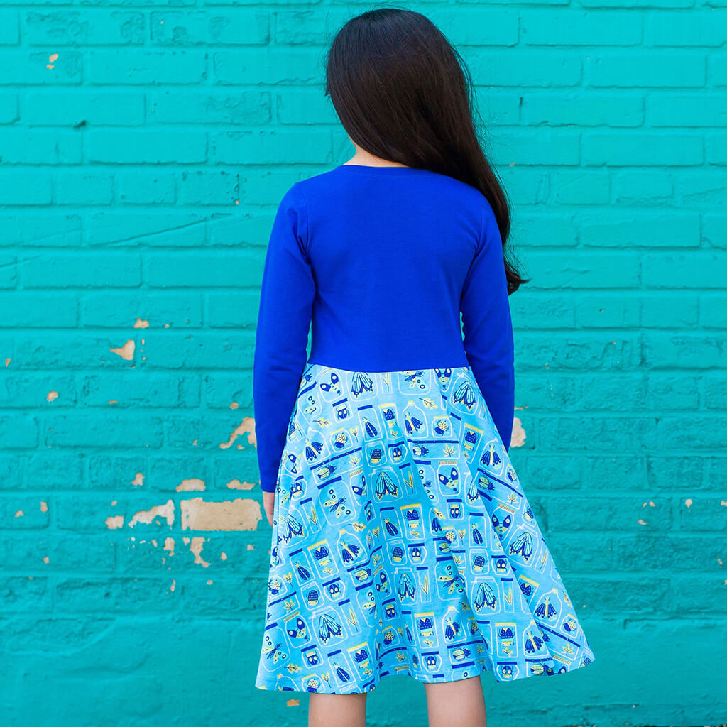 "Jar Jar Bugs" Insects Twirly Play Dress with Pockets