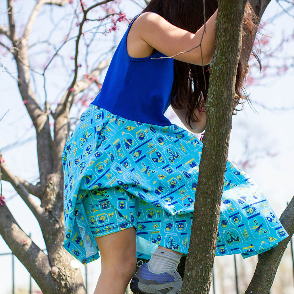 "Jar Jar Bugs" Insects Twirly Play Dress with Pockets