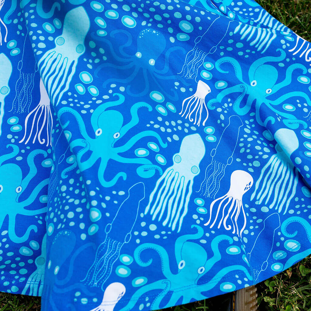 Cephalopods Super Twirler Dress with Pockets