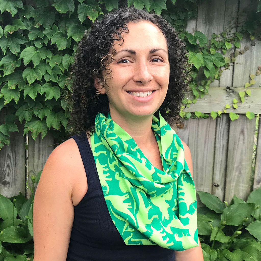 "Land Before Lime" Dinosaurs Infinity Scarf