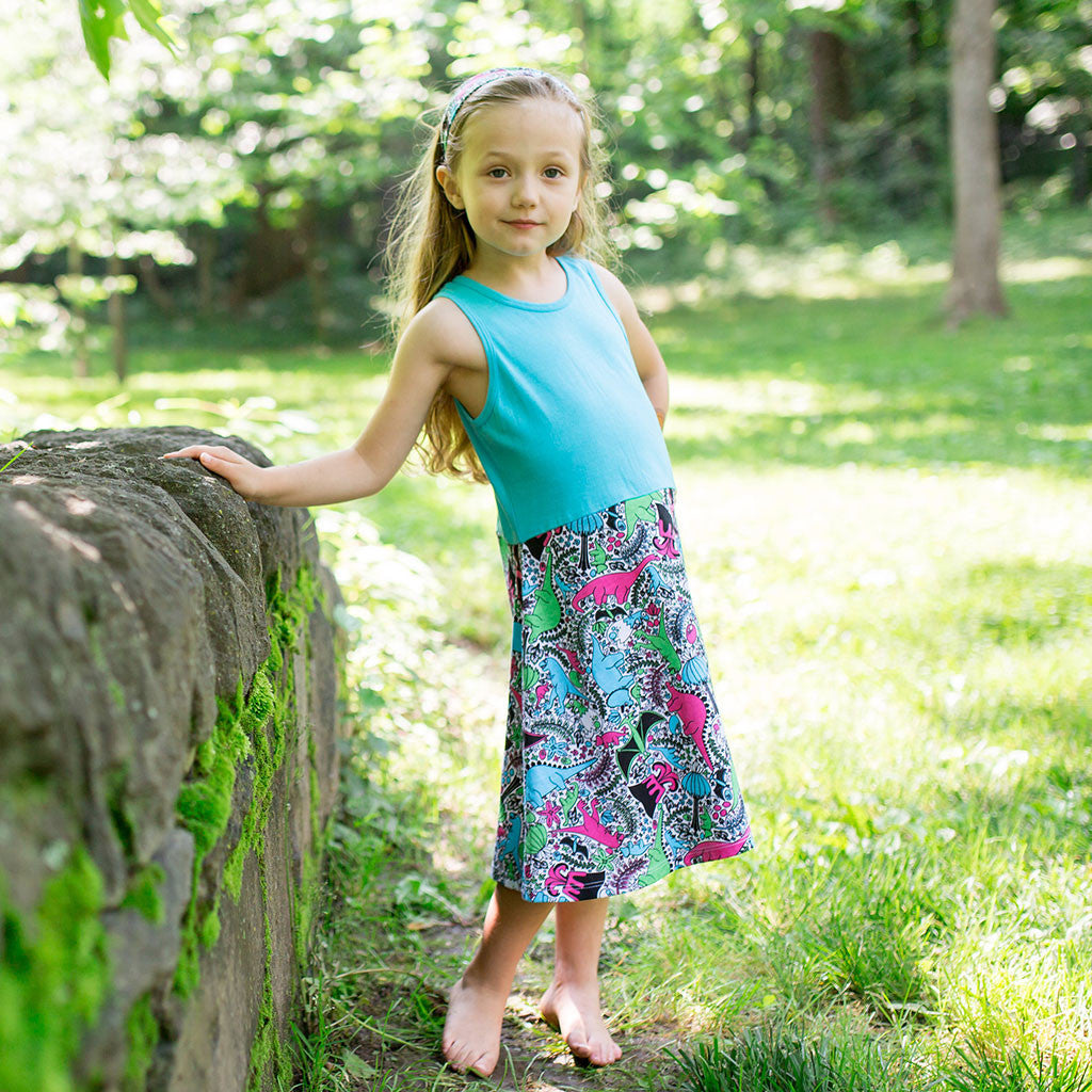 "She-Rex" Dinosaurs Play Dress - Princess Awesome - 1