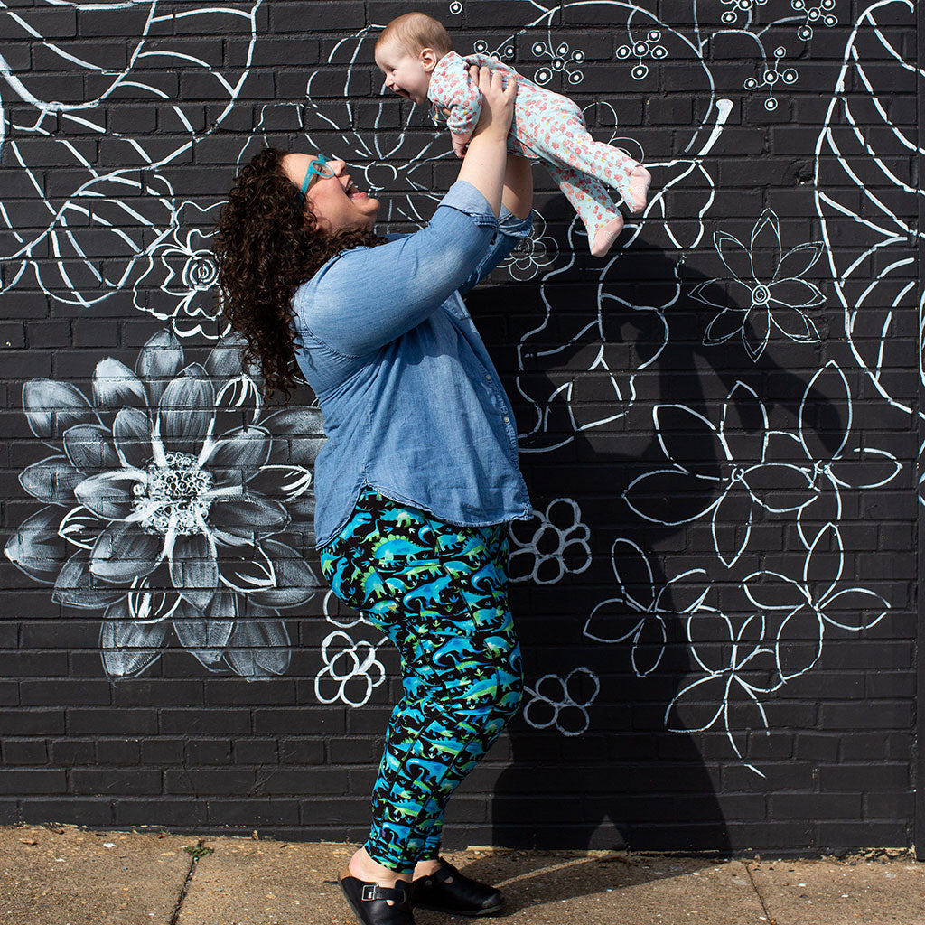 Dinosaurs Leggings with Pockets - Adult