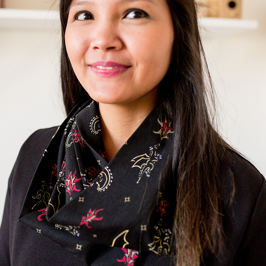 "Fire Flight" Dragons Infinity Scarf - Princess Awesome - 1