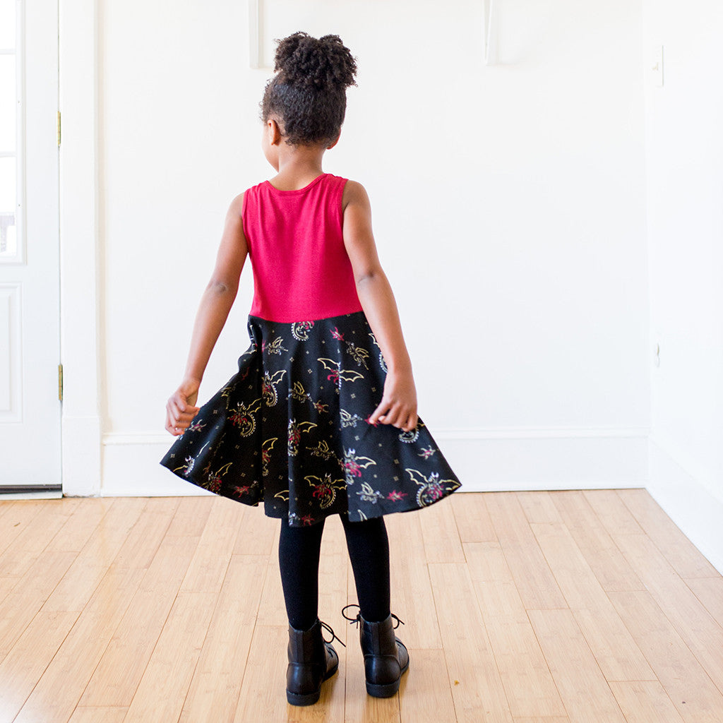 "Fire Flight" Dragons Twirly Play Dress - Princess Awesome - 11