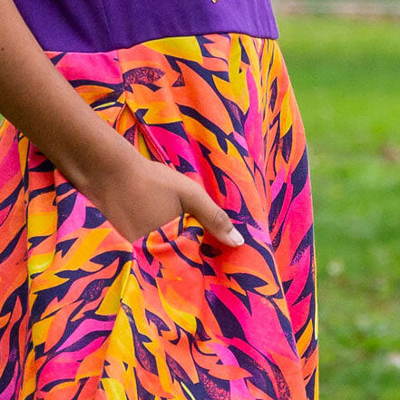 Firebird Super Twirler Dress with Pockets