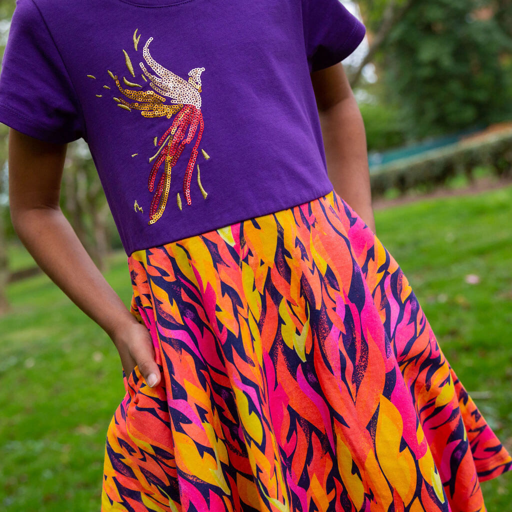 Firebird Super Twirler Dress with Pockets