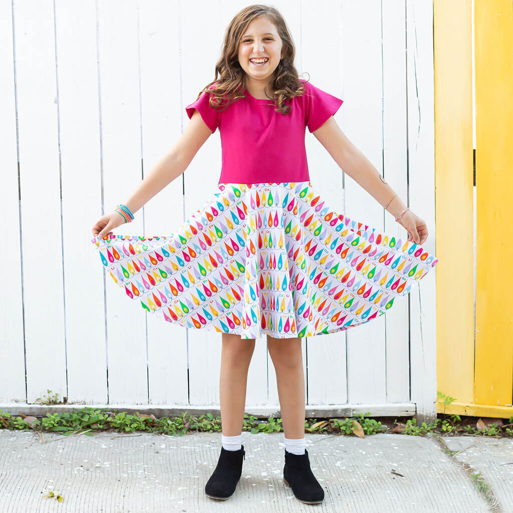 "Hall of Flame" Chemistry Experiments Super Twirler Dress with Pockets