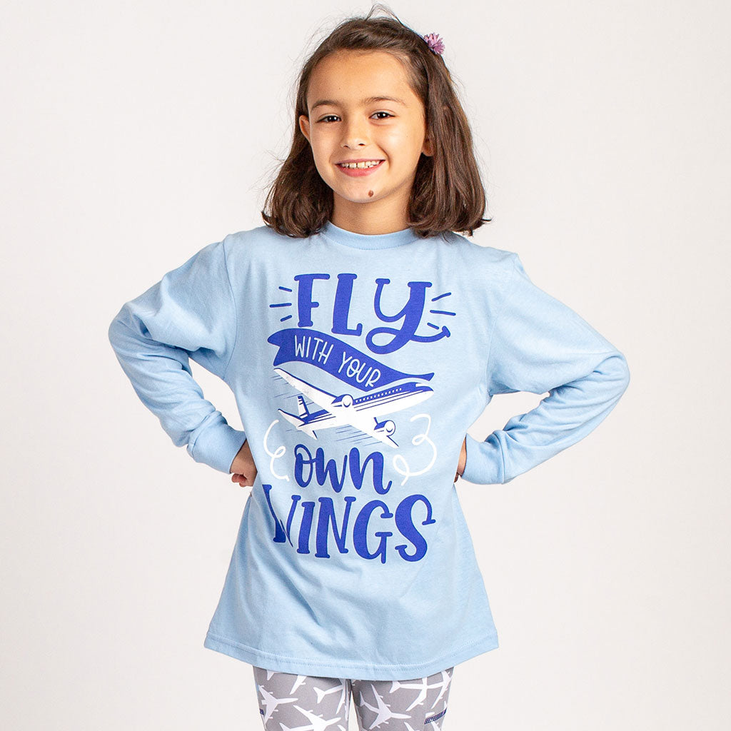 “Fly With Your Own Wings” Long Sleeve Shirt from Free to Be Kids