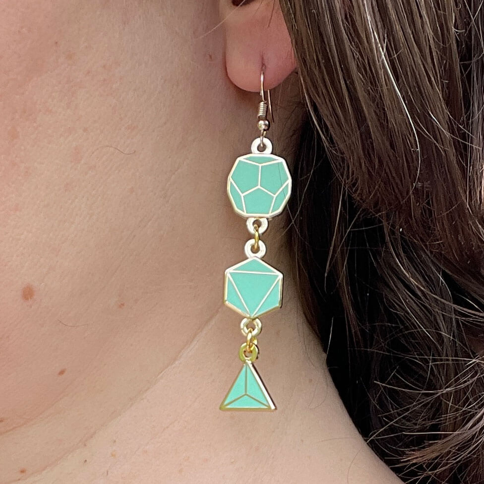 Gaming Dice Earrings