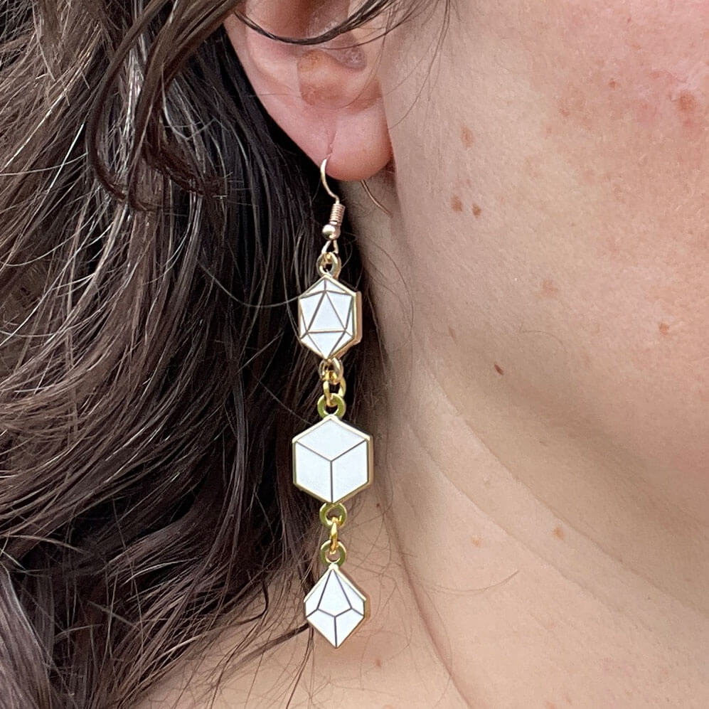 Gaming Dice Earrings