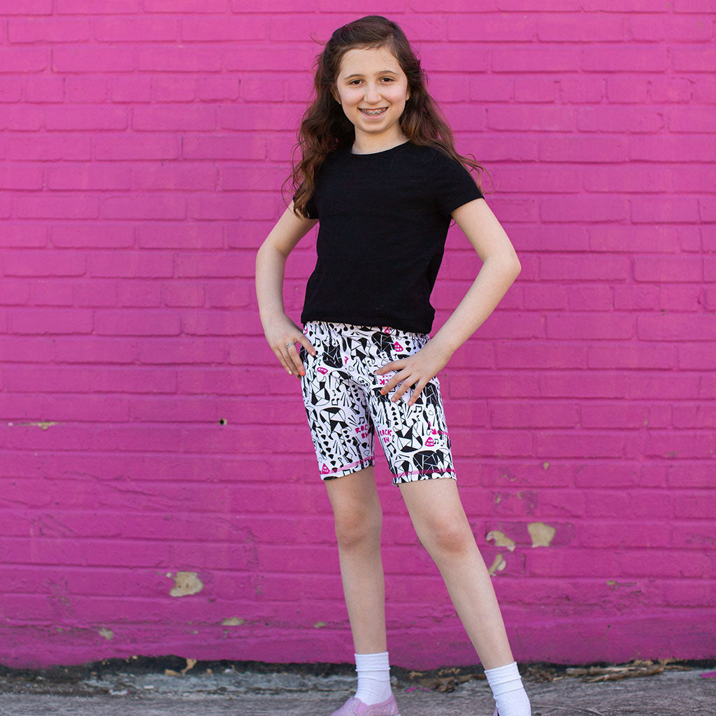 "Treblemaker" Rock Guitar Shorts with Pockets