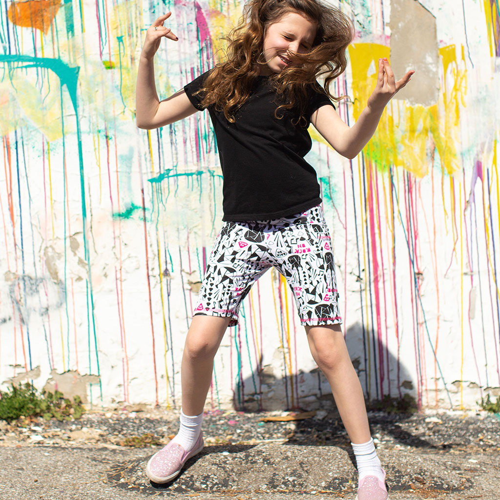 "Treblemaker" Rock Guitar Shorts with Pockets