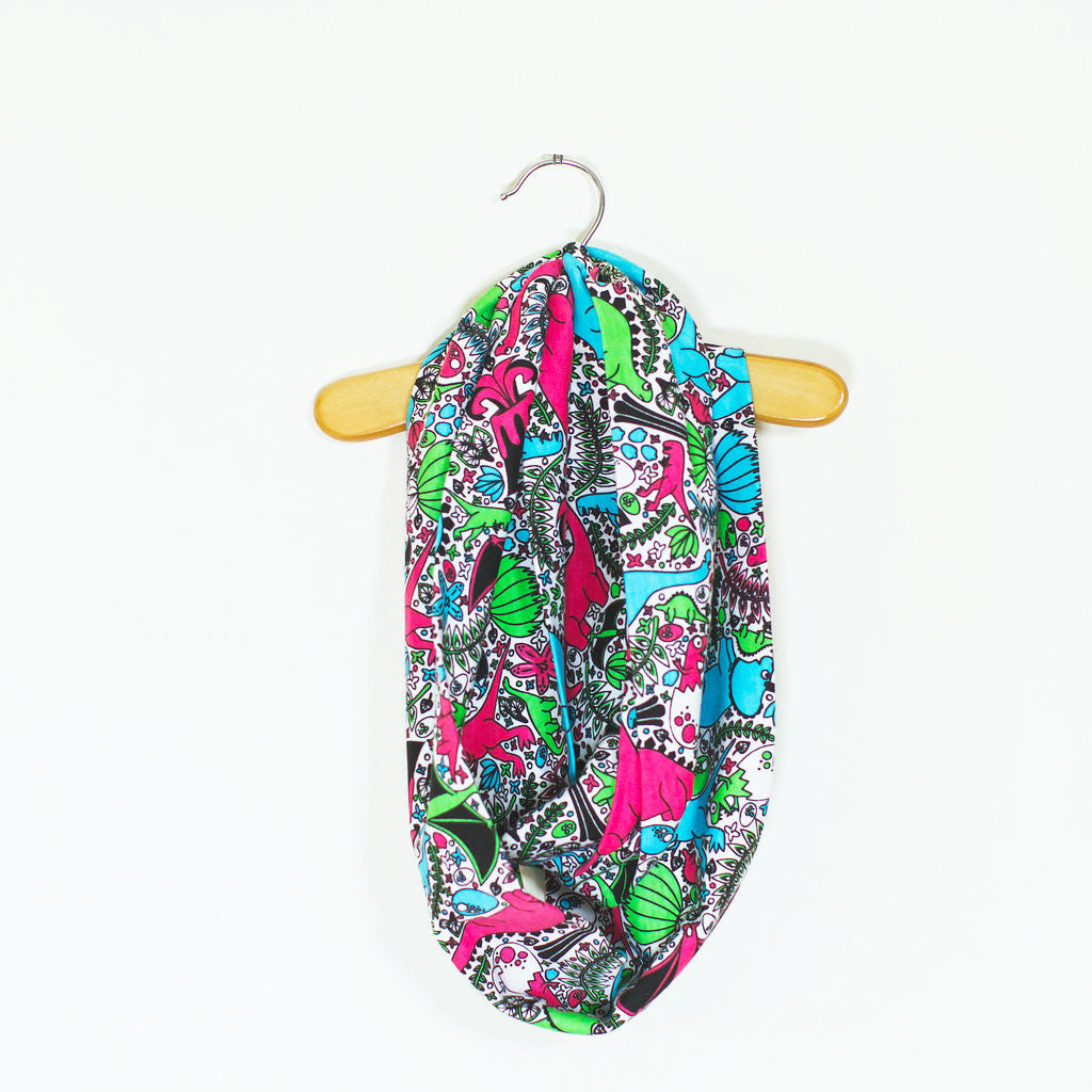 "She-Rex" Dinosaurs Infinity Scarf - Princess Awesome - 2