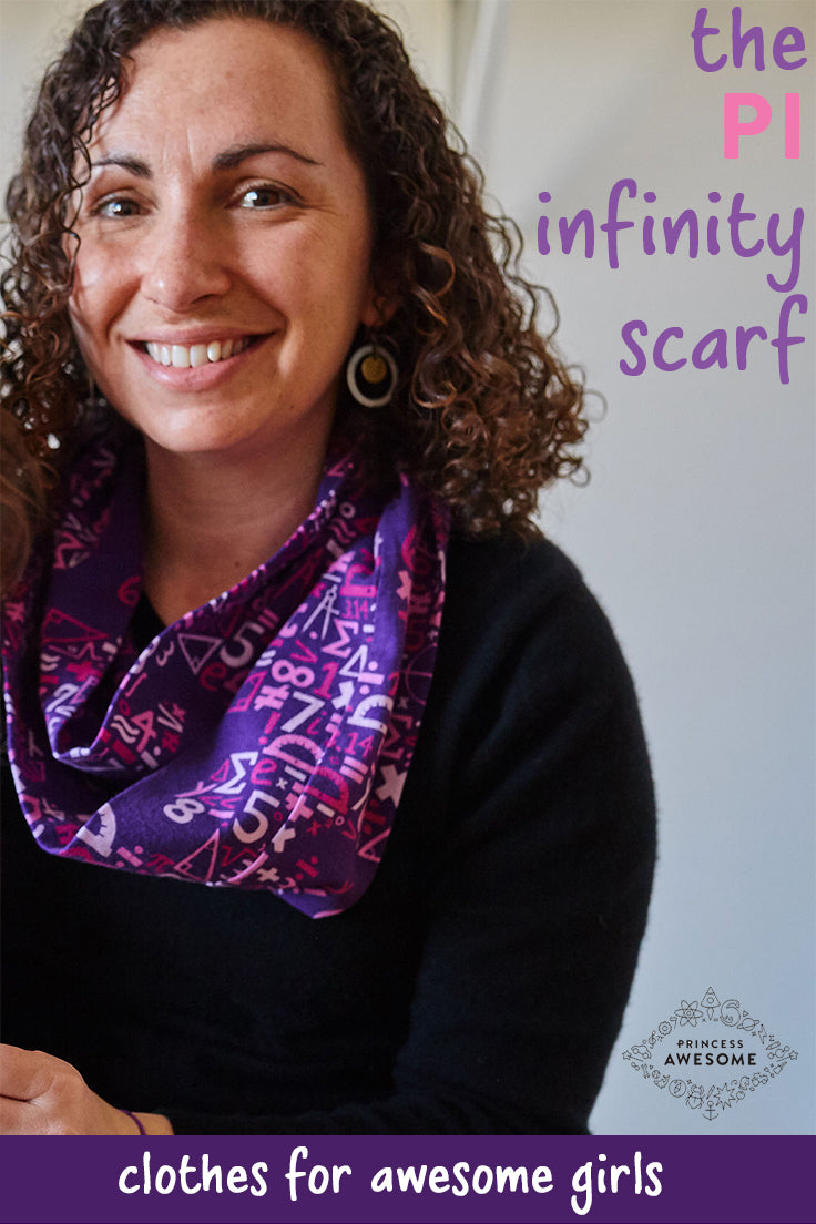 "I Spy Pi" Math Infinity Scarf