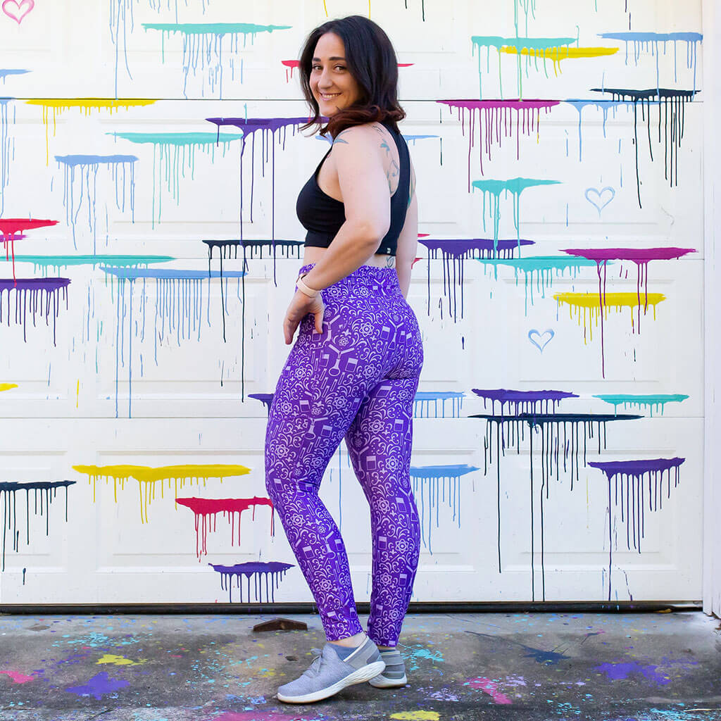 Fun Leggings With Pockets! Feminist Clothing by Princess Awesome – Around  the World L
