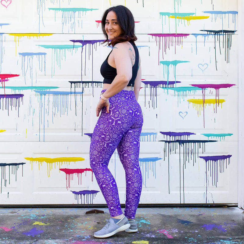 "Fab Lab" Chemistry Leggings with Pockets Adult Princess Awesome