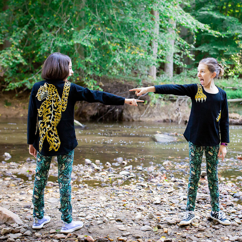 Leopard Long Sleeve Tunic Shirt