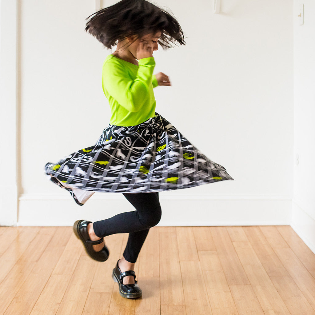 "Wickedly Brew-tiful" Witches' Brew Twirly Play Dress with Long Sleeves - Princess Awesome - 5