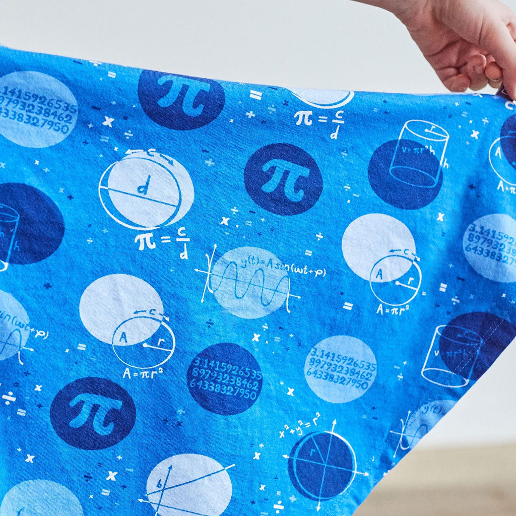 "Blueberry Pi" Math Dots Short Sleeve Super Twirler Dress with Pockets - Adult