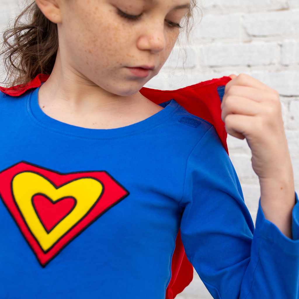 Medical Superheroes Super Twirler Dress with Long Sleeves