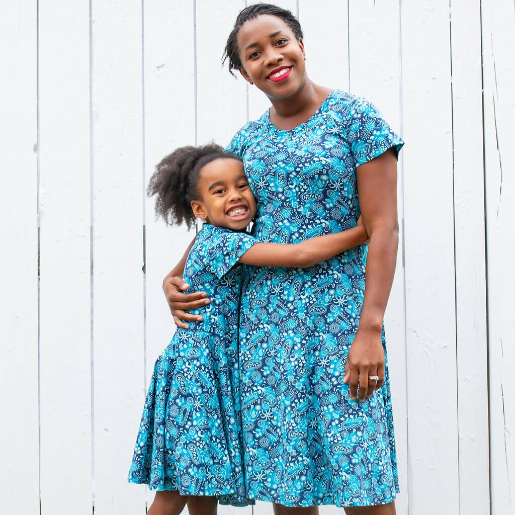 Adult Microbes A-Line Dress with Pockets - Princess Awesome & Boy Wonder Adult Microbes A-Line Dress with Pockets - Princess Awesome & Boy Wonder