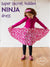Super Secret Hidden Ninja Play Dress with Long Sleeves - Princess Awesome - 8