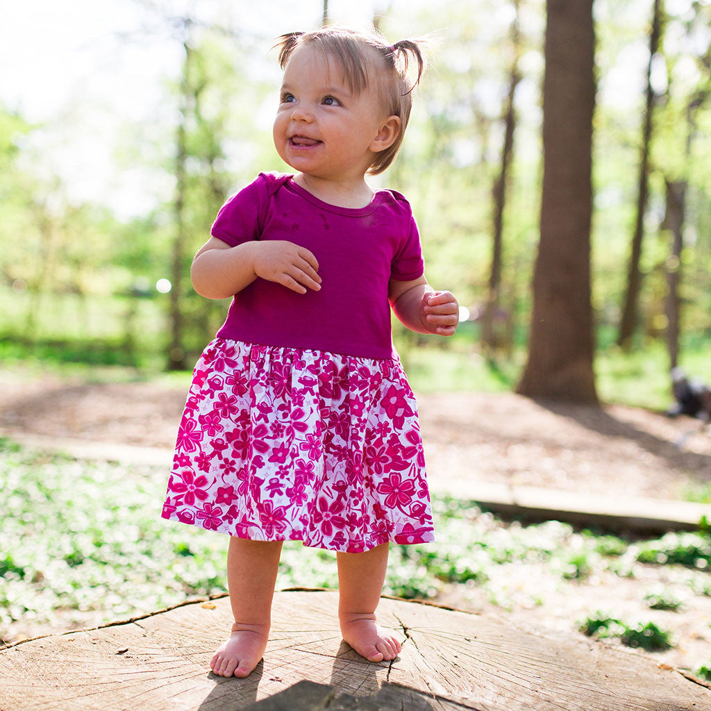 "Super Secret Hidden Ninja" Snapsuit Dress - Princess Awesome - 2