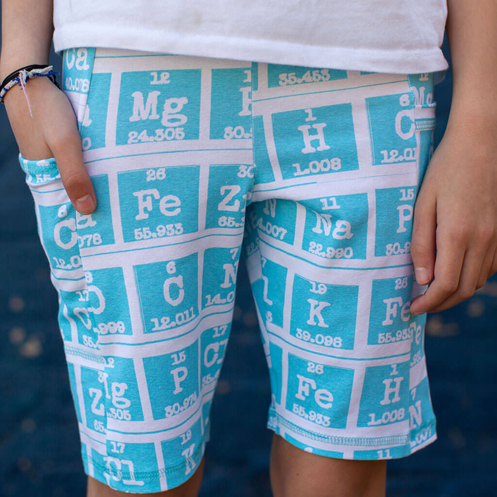 "Elements of Style" Periodic Table Shorts with Pockets