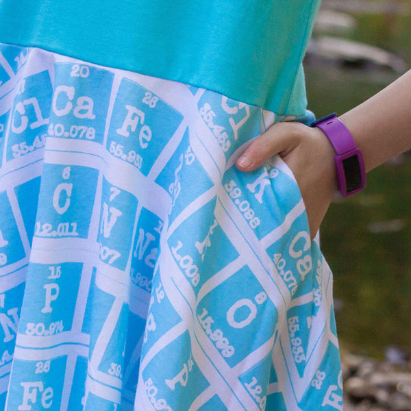 Elements of Style Periodic Table Leggings With Pockets - Princess