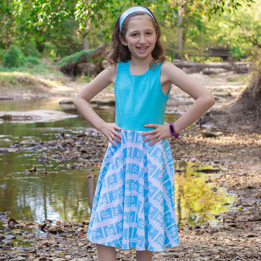 "Elements of Style" Periodic Table Twirly Play Dress