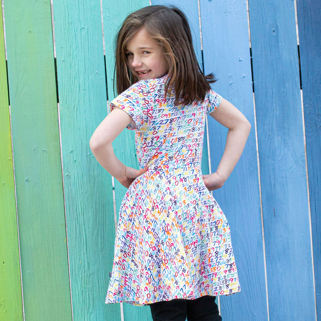 Pi Digits Super Twirler Dress with Pockets