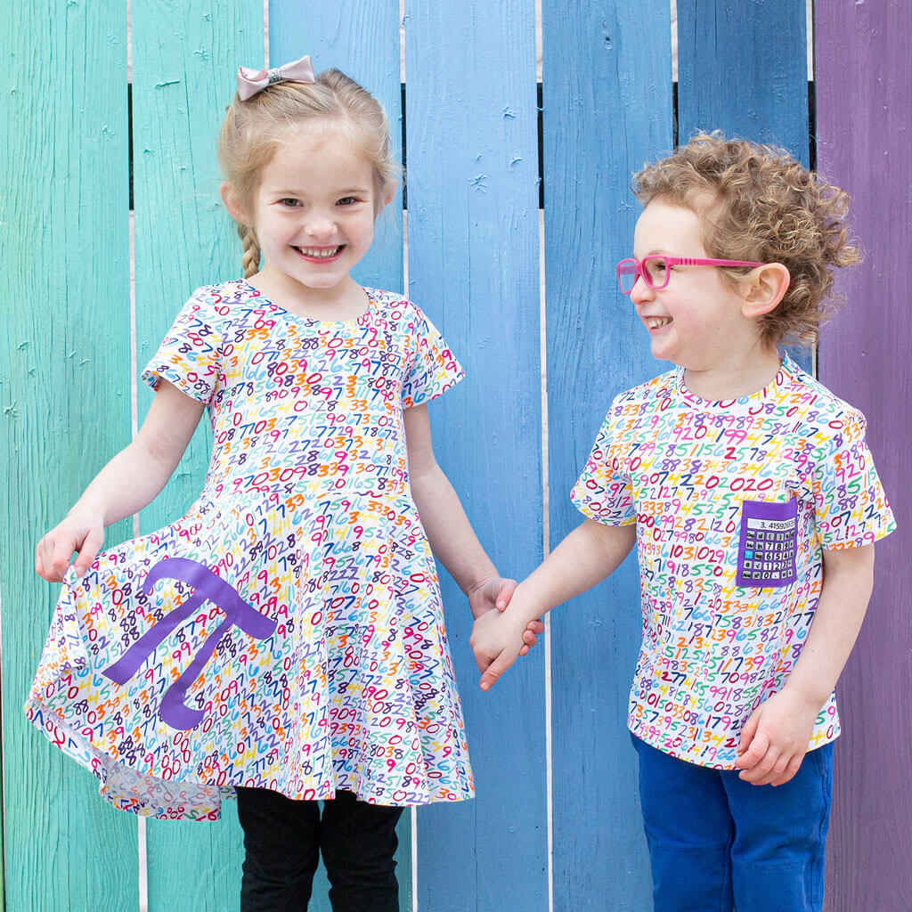 Pi Digits Super Twirler Dress with Pockets