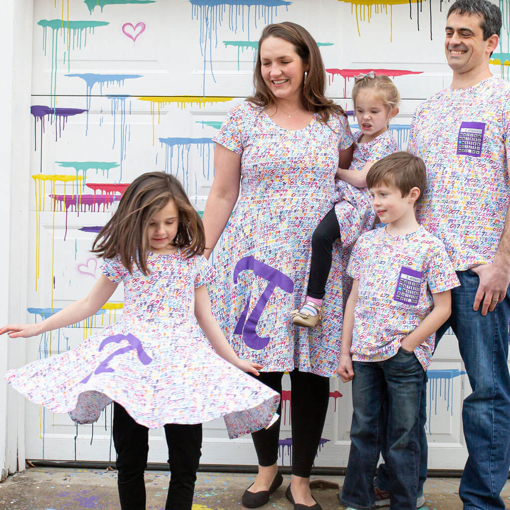 Pi Digits Super Twirler Dress with Pockets