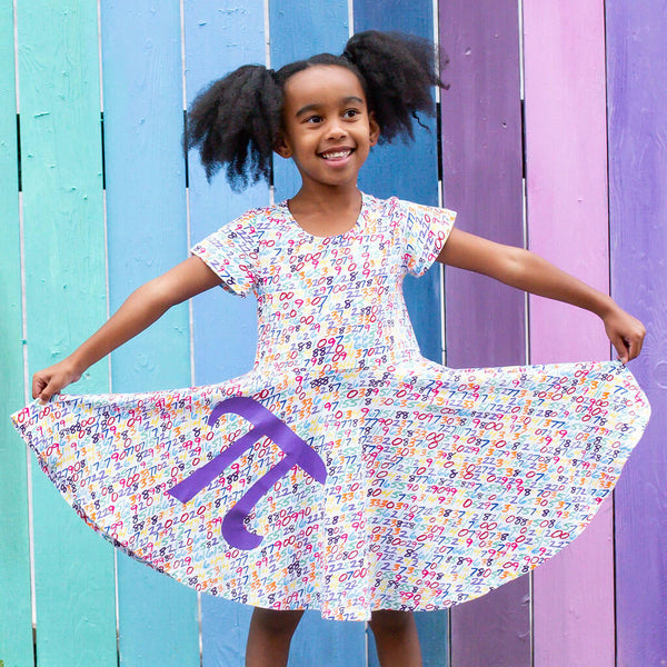 Pi Digits Super Twirler Dress with Pockets - Princess Awesome