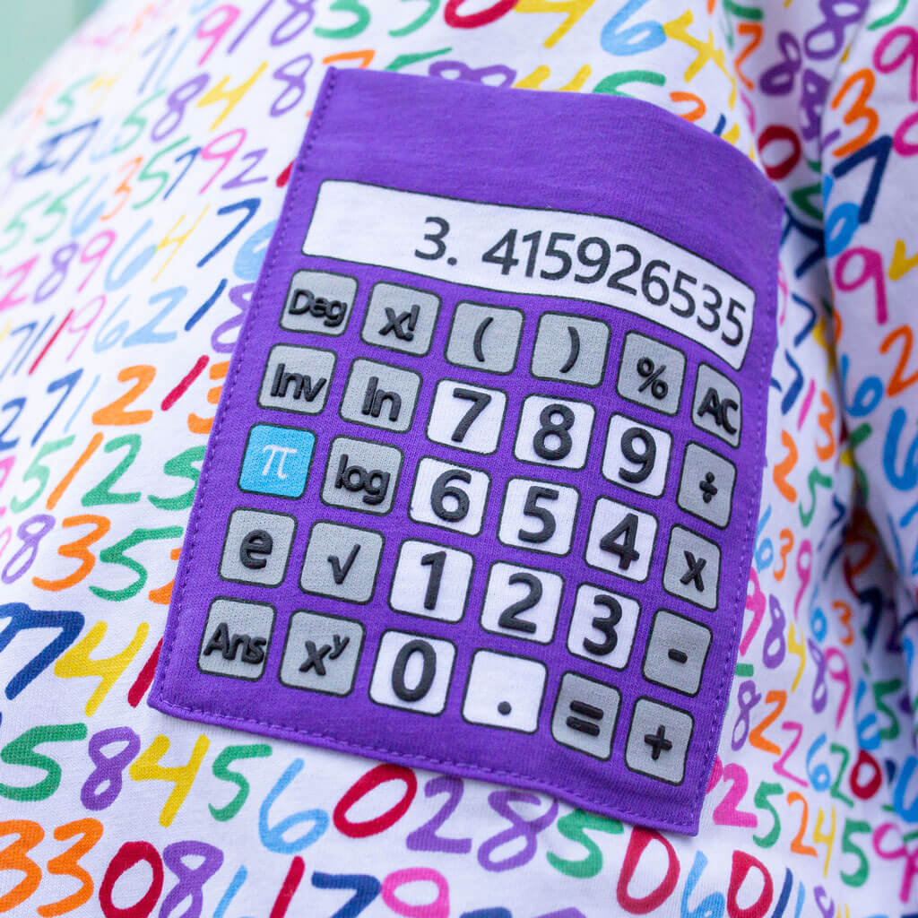 Pi Digits Short Sleeve Pocket Tee