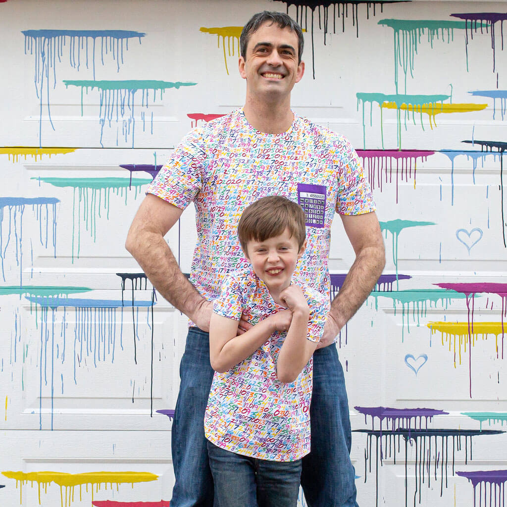 Adult Pi Digits Short Sleeve Pocket Tee