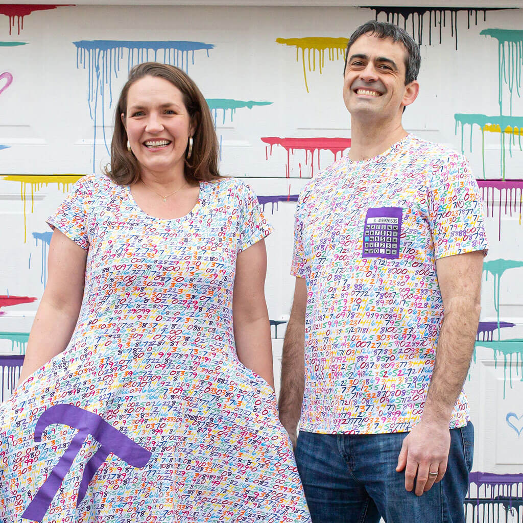 Adult Pi Digits Short Sleeve Pocket Tee